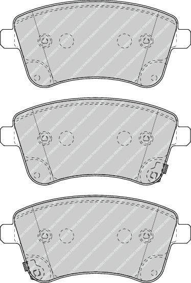 Front Brake Pad Set Fits Hyundai Kia OE 581011PA00 Ferodo FDB4339