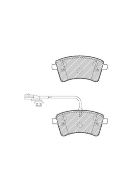 Front Brake Pad Set Fits Renault OE 7701210174 Ferodo FDB4340