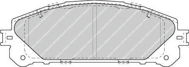 Front Brake Pad Set Fits Lexus Toyota OE 446548150 Ferodo FDB4354