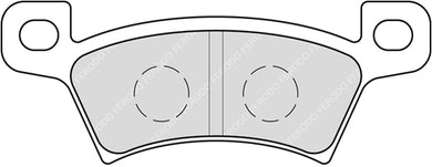 Front Brake Pad Set Fits OE R1003900 Ferodo FDB4386