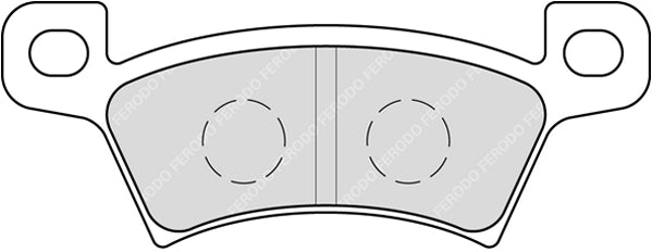 Front Brake Pad Set Fits OE R1003900 Ferodo FDB4386