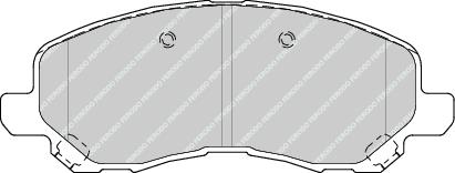 Front Brake Pad Set Fits Dodge Jeep Mitsubishi OE 4605A486 Ferodo FDB4388
