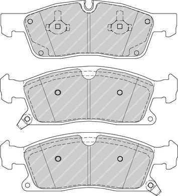 Front Brake Pad Set Fits Jeep Mercedes-Benz OE 64203820 Ferodo FDB4403
