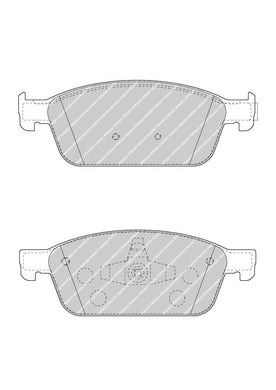 Front Brake Pad Set Fits Ford OE 1775091 Ferodo FDB4416