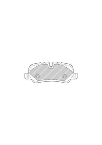 Rear Brake Pad Set Fits Land Rover OE LR016808 Ferodo FDB4432