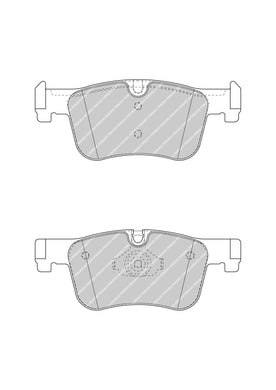 Front Brake Pad Set Fits BMW Opel OE 34116850568 Ferodo FDB4489