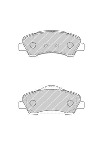 Front Brake Pad Set Fits Citroen Peugeot OE 1608691380 Ferodo FDB4491