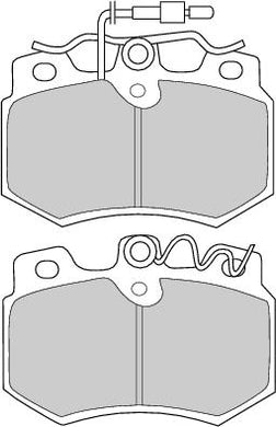 Front Brake Pad Set Fits Citroen Peugeot OE 425037 Ferodo FDB455