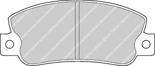Rear Brake Pad Set Fits Fiat Lancia OE 791873 Ferodo FDB456