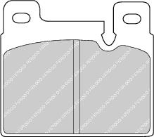 Front Brake Pad Set Fits Porsche OE 90135199700 Ferodo FDB458