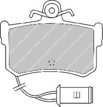 Load image into Gallery viewer, Rear Brake Pad Set Fits Honda Rover OE 43022SG9V00 Ferodo FDB463