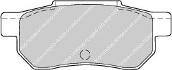 Rear Brake Pad Set Fits Acura Honda OE 43022S04E00 Ferodo FDB472