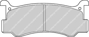 Rear Brake Pad Set Fits Daihatsu Mazda OE 449287705 Ferodo FDB482