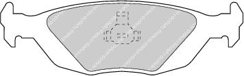 Rear Brake Pad Set Fits Saab OE 4196317 Ferodo FDB506