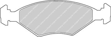 Front Brake Pad Set Fits Fiat Innocenti OE 5882984 Ferodo FDB519