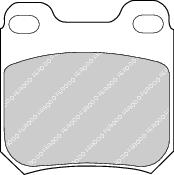 Rear Brake Pad Set Fits Chevrolet Opel Saab Vauxhall OE 1605687 Ferodo FDB525