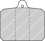 Front Brake Pad Set Fits Skoda OE 113395241 Ferodo FDB55