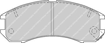Front Brake Pad Set Fits Ford USA Mazda OE 3401278 Ferodo FDB576