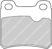 Rear Brake Pad Set Fits Opel Saab Vauxhall OE 1605693 Ferodo FDB586