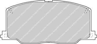 Front Brake Pad Set Fits Toyota OE 446520170 Ferodo FDB602