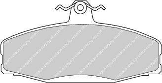 Front Brake Pad Set Fits Skoda VW OE 115430285 Ferodo FDB610