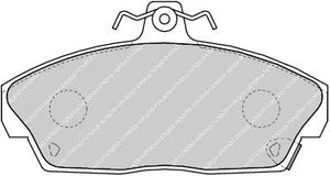 Front Brake Pad Set Fits Honda Lotus MG Rover OE 45022S6DE51 Ferodo FDB613