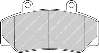 Front Brake Pad Set Fits Umm Volvo OE 2177828 Ferodo FDB628