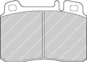 Front Brake Pad Set Fits Mercedes-Benz OE 14209420 Ferodo FDB646