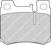 Rear Brake Pad Set Fits Mercedes-Benz OE 24200020 Ferodo FDB693