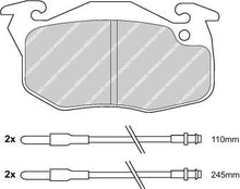 Load image into Gallery viewer, Front Brake Pad Set Fits Citroen Peugeot OE 425043 Ferodo FDB729