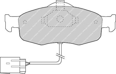 Front Brake Pad Set Fits Ford OE 1073732 Ferodo FDB766