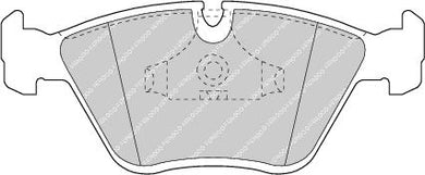 Front Brake Pad Set Fits BMW Wiesmann OE 34111153910 Ferodo FDB779