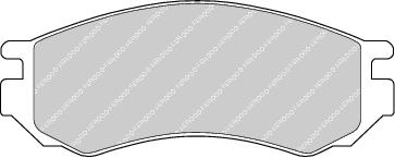 Front Brake Pad Set Fits Nissan OE 410600N685 Ferodo FDB788