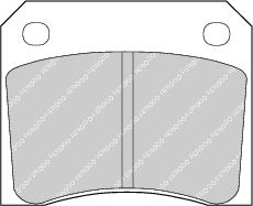 Rear Brake Pad Set Fits Ac Aston Martin Daimler De Tomaso Fiat Jag Ferodo FDB815