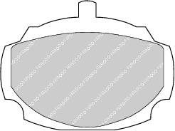 MG Front Brake Pad Set Fits MG MGB 1.8 1962-80 Ferodo FDB823