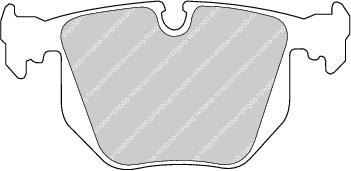 Rear Brake Pad Set Fits BMW Maserati Wiesmann OE 34211160685 Ferodo FDB857