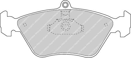 Front Brake Pad Set Fits Opel Saab Vauxhall OE 1605855 Ferodo FDB901