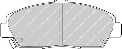 Front Brake Pad Set Fits Honda Rover OE 45022S30G10 Ferodo FDB904