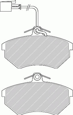 Front Brake Pad Set Fits OE 357698151C Ferodo FDB907
