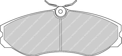 Front Brake Pad Set Fits Ford LDV Nissan OE 1954460 Ferodo FDB909