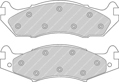 Front Brake Pad Set Fits Amc Hummer Jeep OE 4638634 Ferodo FDB920