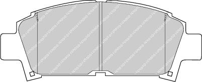 Front Brake Pad Set Fits Toyota OE 446512160 Ferodo FDB928