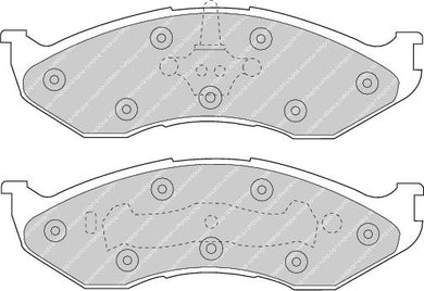 Front Brake Pad Set Fits Jeep Kia OE VXL136 Ferodo FDB929