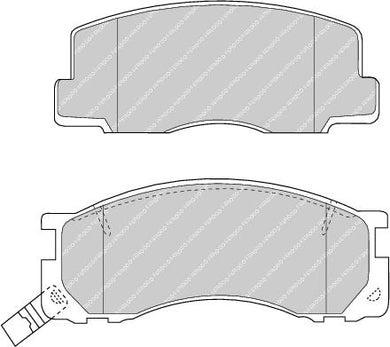 Front Brake Pad Set Fits Toyota OE 446528040 Ferodo FDB930
