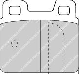 Rear Brake Pad Set Fits Alfa Romeo Porsche OE 60727290 Ferodo FDB93