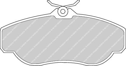 Front Brake Pad Set Fits Land Rover OE SFP000210 Ferodo FDB980