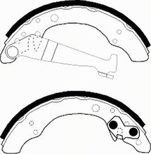 Load image into Gallery viewer, Rear Brake Shoe Set Fits Audi Seat VW OE 321698545 Ferodo FSB150