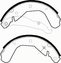 Load image into Gallery viewer, Rear Brake Shoe Set Fits Opel Vauxhall OE 1605592 Ferodo FSB216