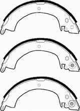 Load image into Gallery viewer, Rear Brake Shoe Set Fits Mitsubishi OE MB238114 Ferodo FSB249