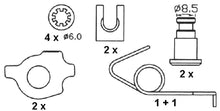 Load image into Gallery viewer, Rear Brake Shoe Set Fits Ford OE 6183876 Ferodo FSB265